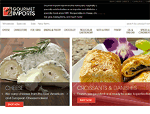 Tablet Screenshot of gourmetimports.com